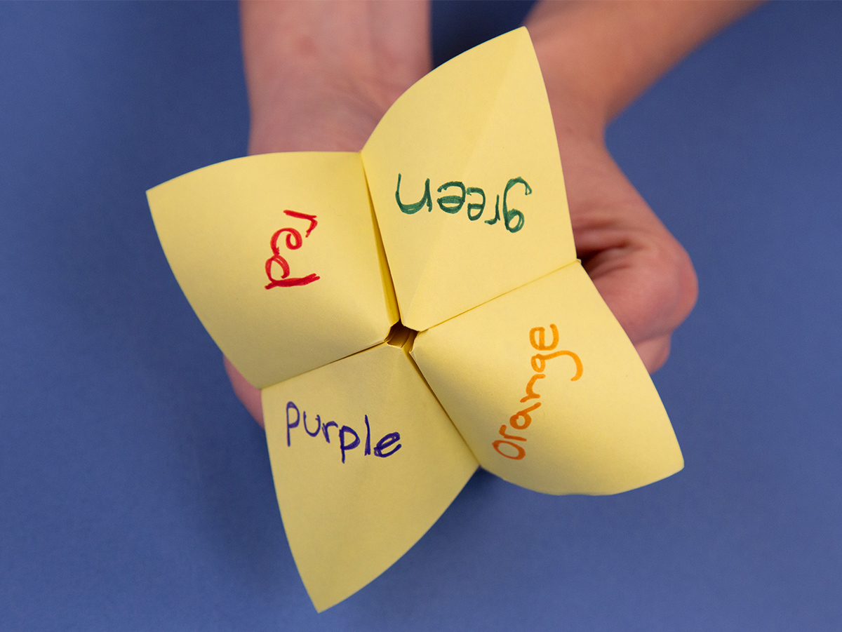 What to Write Inside a Paper Fortune Teller